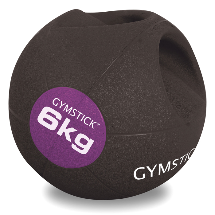 GYMSTICK - Medicine Ball avec poignée 6kg