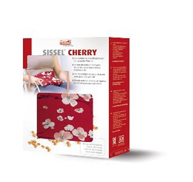Sissel - Cherry - kersenpitkussen - 23 x 26cm - bloesemprint