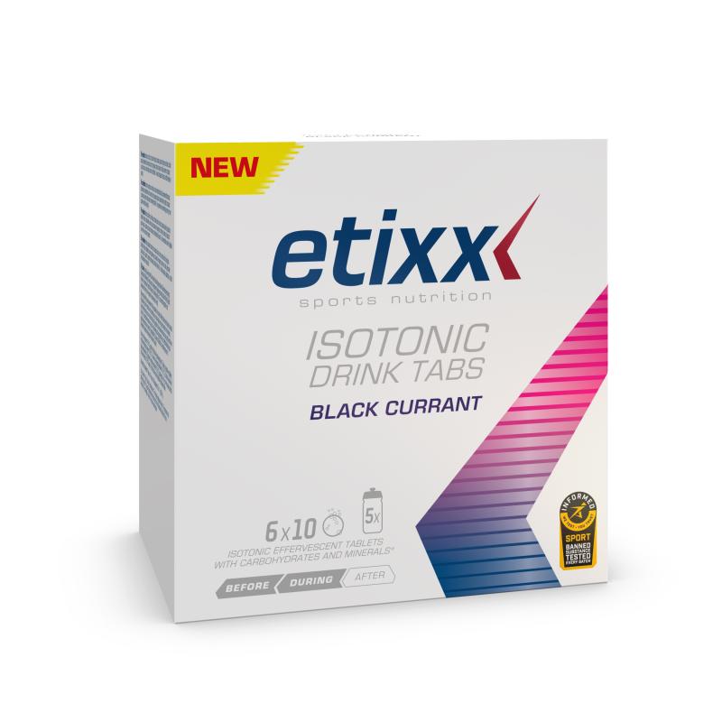 ETIXX ISOTONIC DRINK TABS BLACKCURRANT 6x10 EFF. T. 