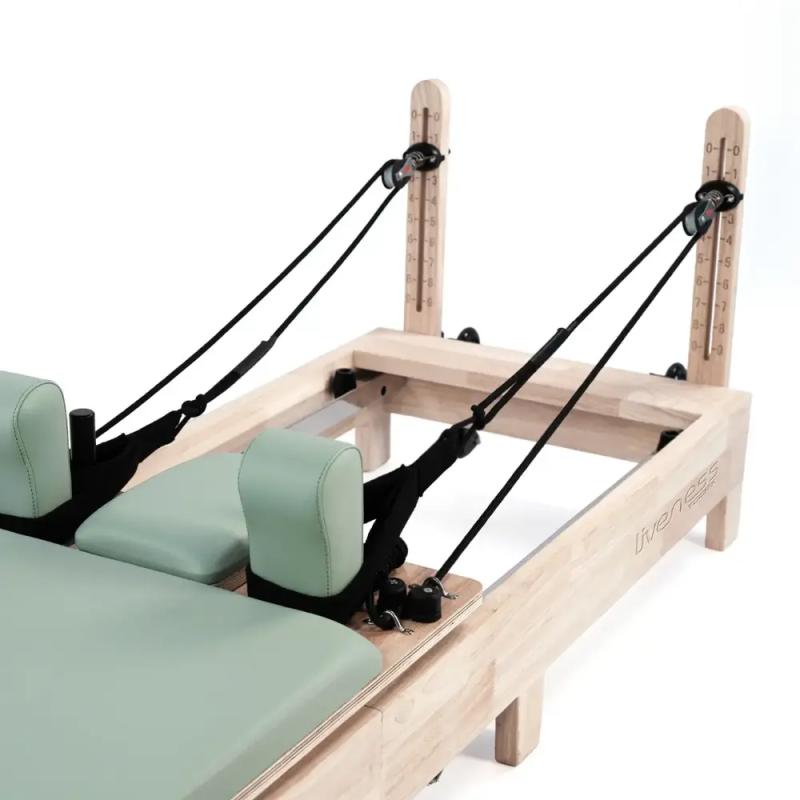Toorx Oak wood Reformer PTX 5000 - Green tea 3 Toorx Oak_wood_Reformer_PTX_5000__Green_teaALLproducts