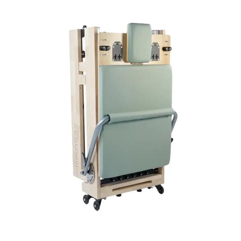 Oak wood foldable Reformer PTX 3000 - Green Tea