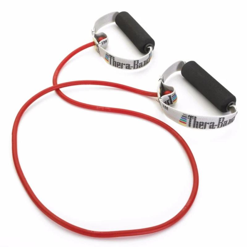 Thera-Band - Body trainer thera-band, tubing soft grips, 1,40m rood