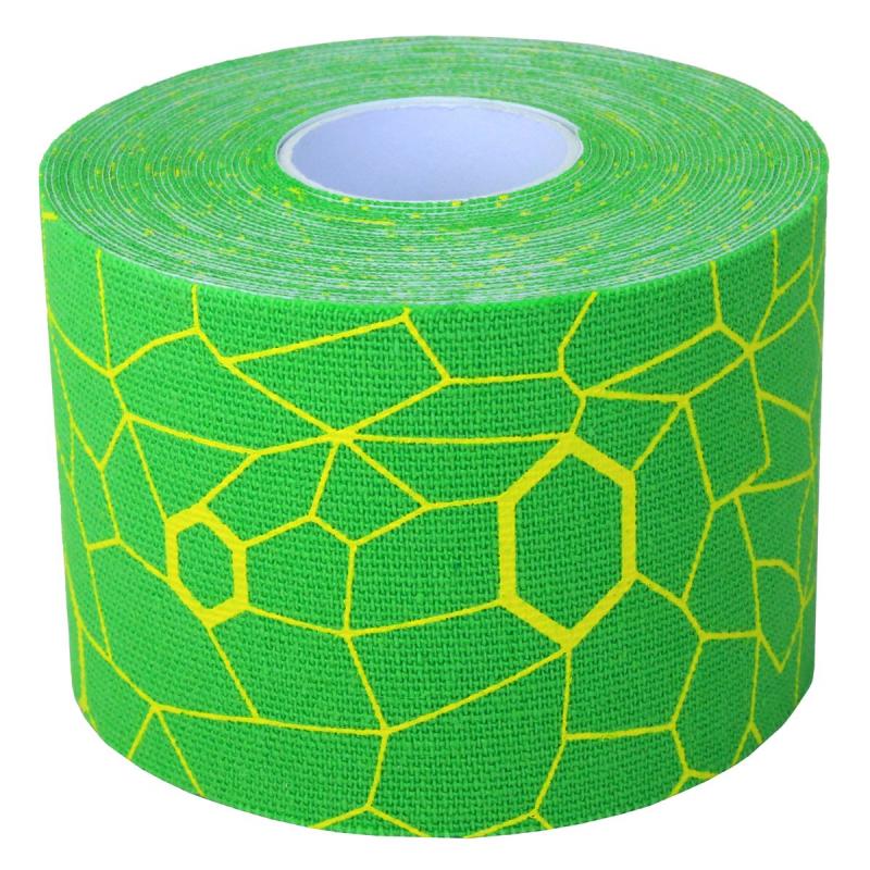 Kinesiology cramer tape 5cm x 5m retail P--24 groen--geel