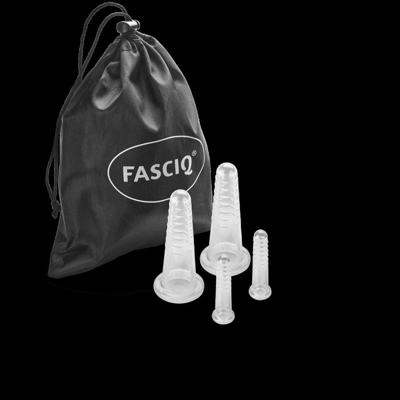 Fasciq - Fasciq facial cupping set 2x mini & 2x medium