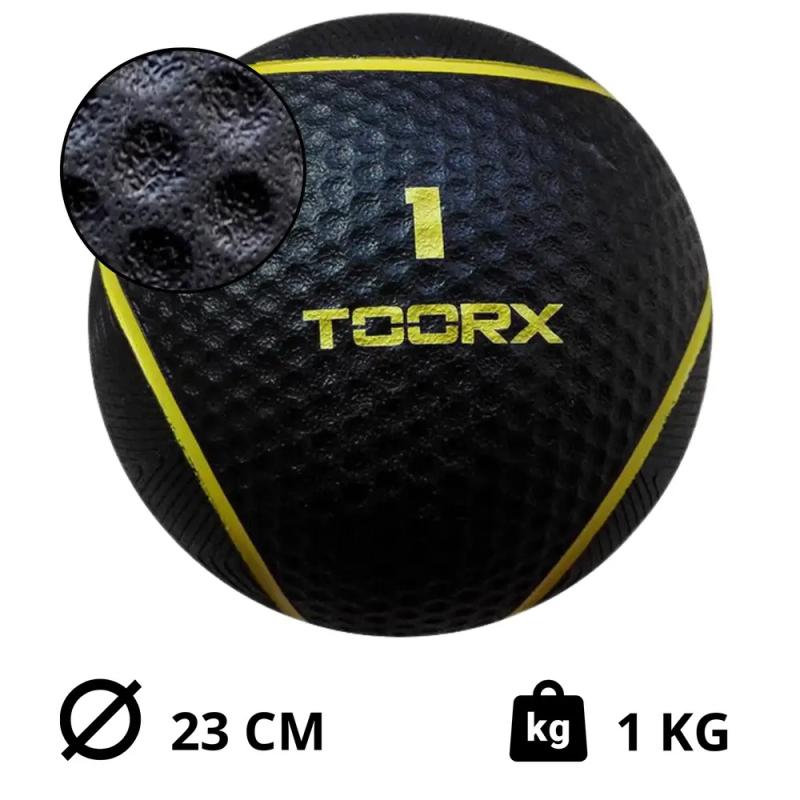 Toorx - Toorx medicine ball – geel– 1kg